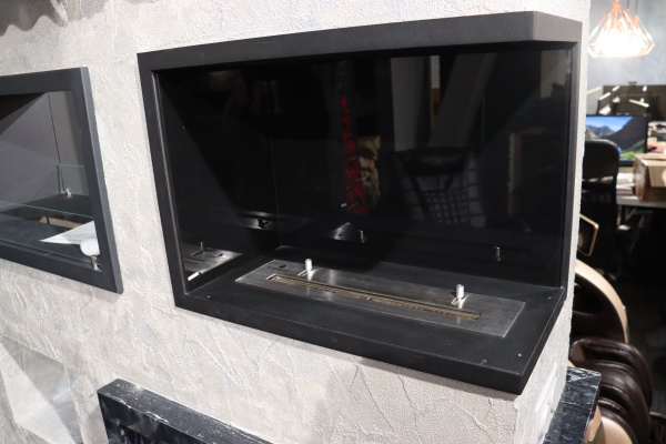 Угловой встраиваемый биокамин Firezo L'angolo Destro 1600